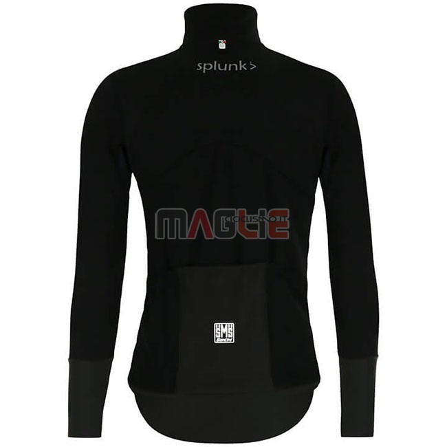 Maglia Trek Segafredo Manica Lunga 2019 Nero